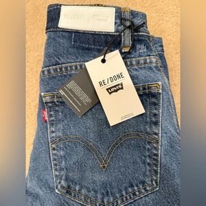 RE/DONE LEVI’S 70’s Straight Jean in Indigo   upcycled vintage